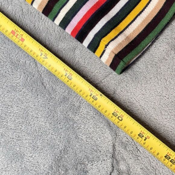 J.Crew Women’s Sz S J Crew Perfect Fit Long Sleeve T-Shirt Striped Colorful - Picture 11 of 12